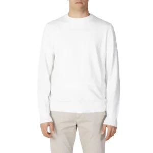 Diktat Maglia Uomo Bianco Collo Tondo Manica Lunga Cashmere Autunno Inverno DK37001