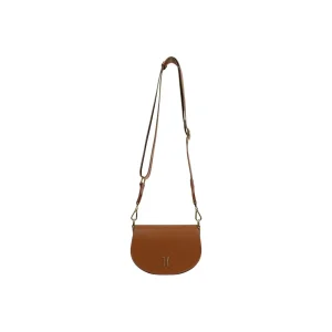 Alviero Martini Prima Classe Borsa Donna Marrone a Tracolla con Bottone Tasca Interna - Borsa Pelle 20x17x10cm