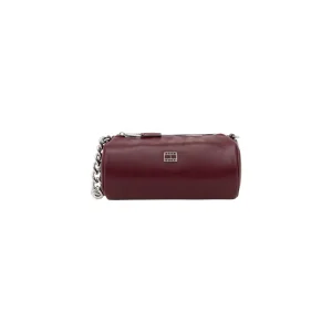 Borsa a Mano Donna Tommy Hilfiger Jeans Bordeaux - Stile Americano Casual