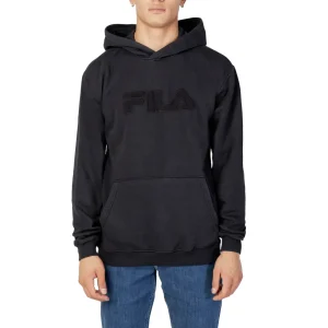Fila Felpa Uomo Blu con Cappuccio Maniche Lunghe Tasche Anteriori in Cotone 100% Autunno/Inverno FAM0277
