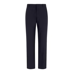 Emporio Armani Pantaloni Uomo Blu - Pantaloni Poliammide Elastan Tasche Anteriori Posteriori
