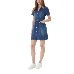 Morgan De Toi Abito corto di jeans Donna 241-ROGLA