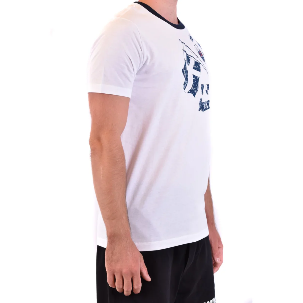 Paul&shark T-Shirt Uomo Stampa Maniche Corte Scollo Tondo B_42078 - immagine 3