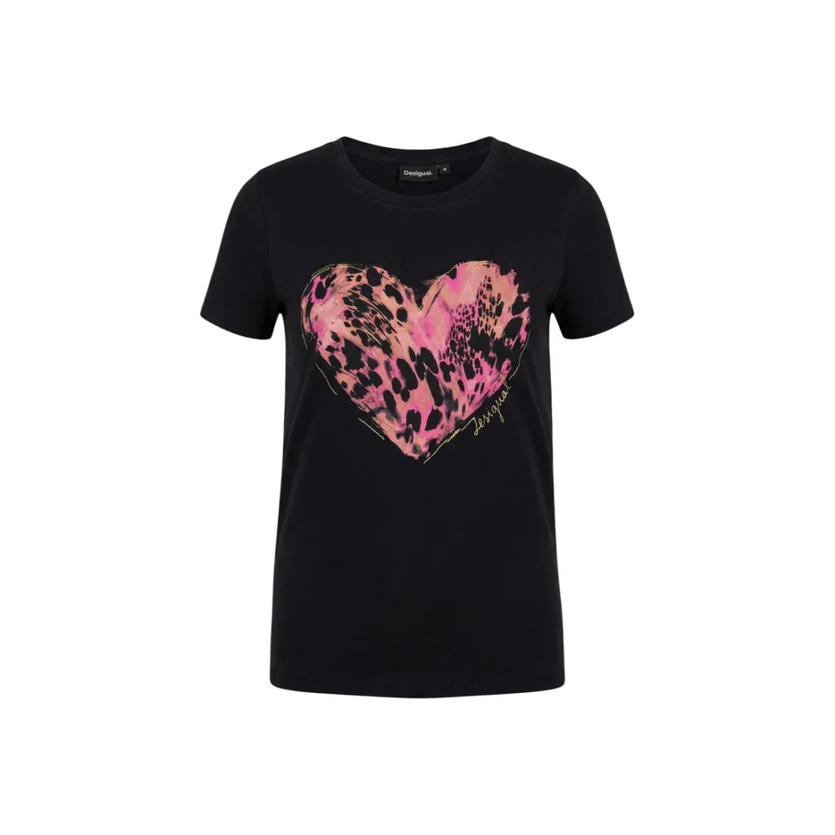 Desigual T-Shirt CUORE TIGRE maniche corte Donna 26SWTK53 - immagine 4