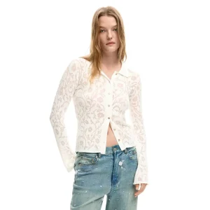 Desigual Camicia in maglia manica lunga Donna 26SWTF09