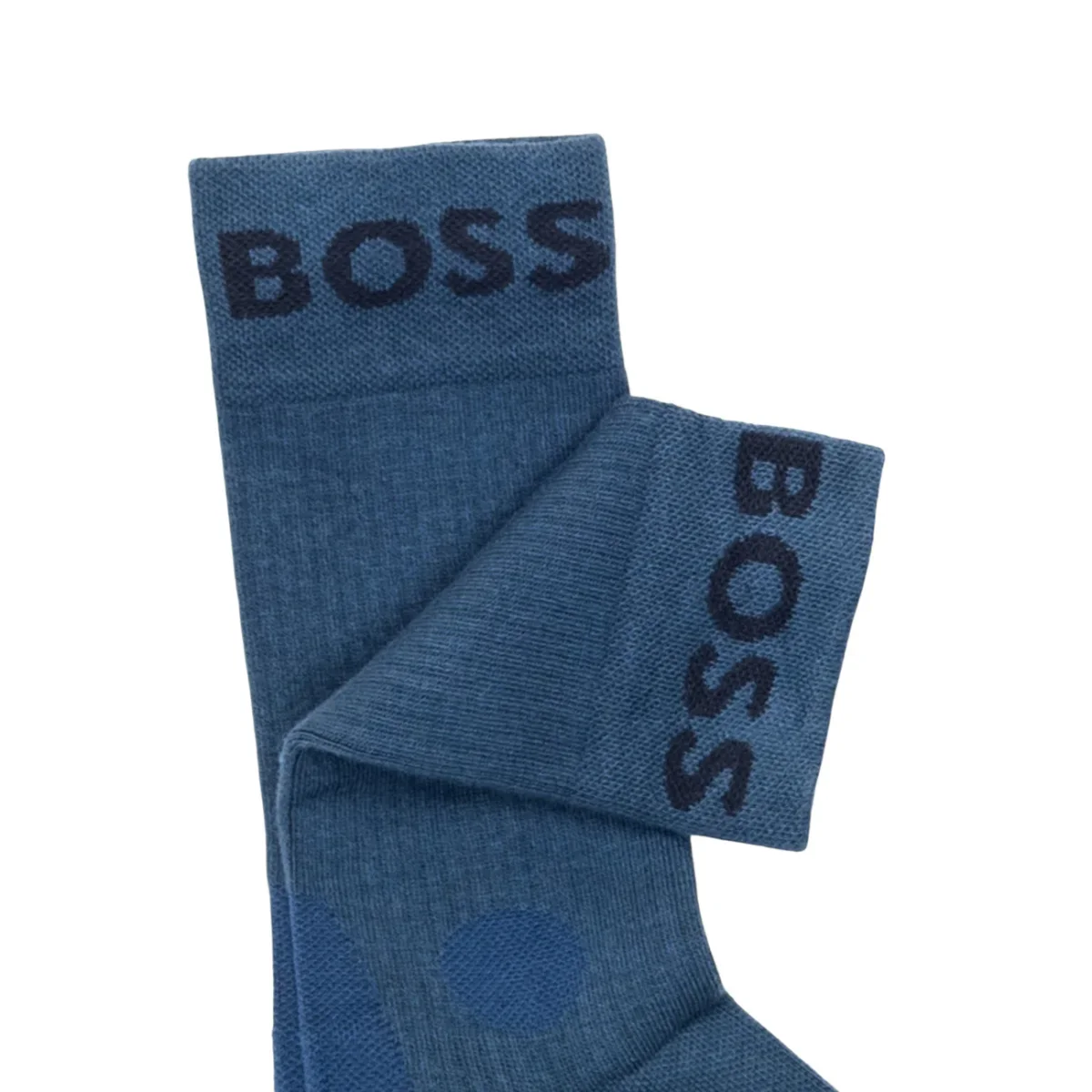 Boss Calze Uomo Blu - Calze Cotone Poliammide Elastan - immagine 4