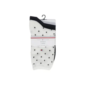 Tommy Hilfiger Calze Donna Bianco Stampa 69% Cotone 30% Poliammide 1% Lycra Autunno/Inverno 100001493