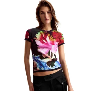 Desigual T-Shirt DISEGNATA DA MR. CHRISTIAN LACROIX maniche corte Donna 26SWTK49