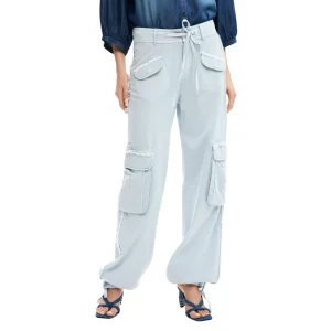 Desigual Pantaloni cargo con tasche Donna 26SWPW25