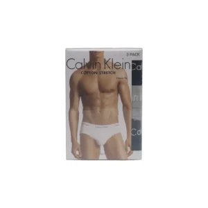 Calvin Klein Slip Uomo Nero Grigio e Blu. Cotone 95% Lycra 5% Autunno Inverno 0000U2661G