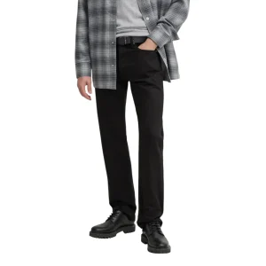 Calvin Klein Jeans Jeans Uomo Neri in Cotone 100% con Zip e Bottone Tasche Anteriori e Posteriori J30J325966