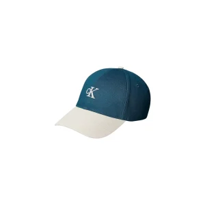 Calvin Klein Cappello Berretto Con Logo Ricamato Color-Block Uomo Atlantic Deep LV04G5000G
