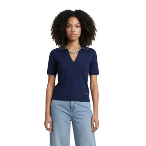 Guess Polo RHINESTONES STORMI maniche corte Donna