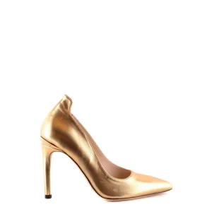 Pinko Scarpe Décolleté Donna Oro Monocromo Tacco a Spillo 100% Pelle Autunno/Inverno V_17250