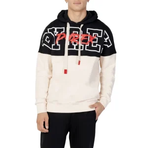 Pyrex Felpa Uomo Bianca con Cappuccio Maniche Lunghe in Cotone 100% Autunno/Inverno 43600