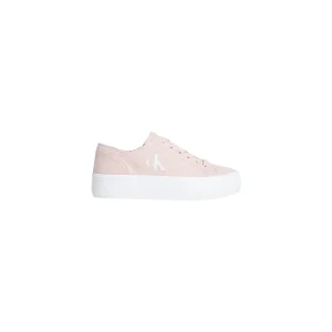 Calvin Klein Sneakers In Tela Con Plateau E Logo GRAZ Donna YW0YW01763