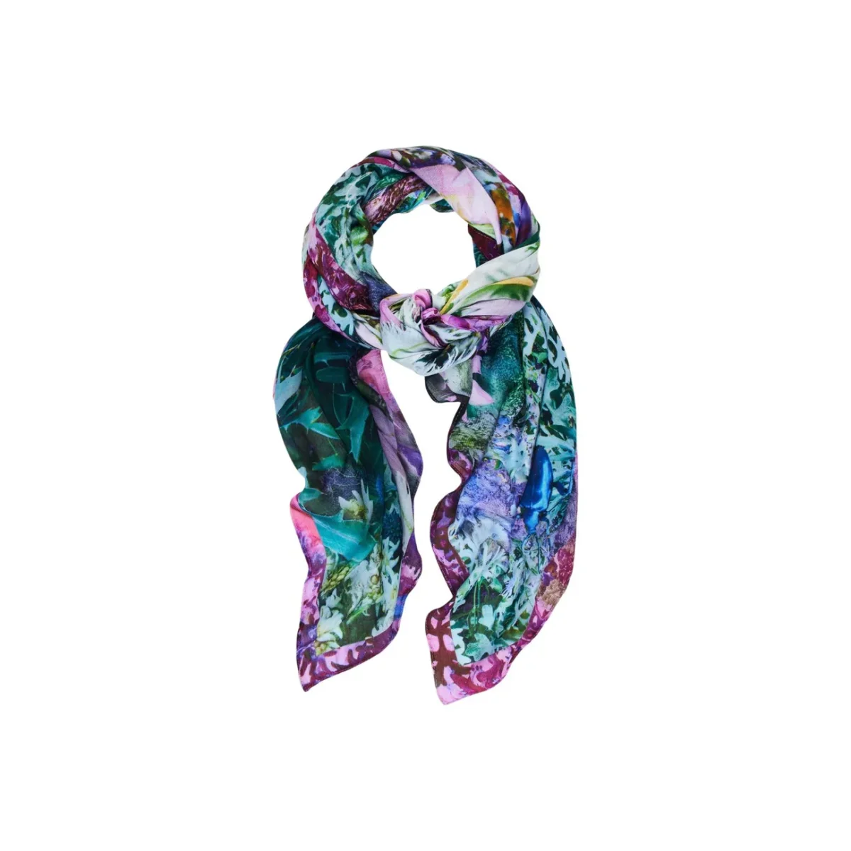 Desigual Sciarpa FOULARD RETTANGOLARE GARDEN 180x90 Donna 26SAWA11 - immagine 2