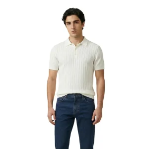 Guess Polo Maglia In Filo LONNY POLO SS HARRINGBONE STIT Manica Corta Uomo M6GR05 Z0558