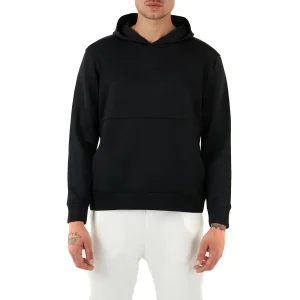 Paul&shark Felpa Uomo Nera con Cappuccio Maniche Lunghe in Cotone 100% Autunno/Inverno B_44604
