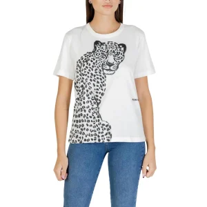 Colcci T-Shirt Donna Bianco Stampa Manica Corta Scollo Tondo Cotone 100% Autunno Inverno 034.01.06445