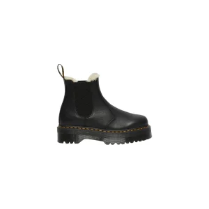 Dr. Martens Stivaletti Donna Nero Pelle Elastan Autunno Inverno 25635001
