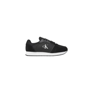 Calvin Klein Jeans Sneakers Uomo Nero Lacci Nylon 100% Sportive Basse Autunno Inverno YM0YM01326