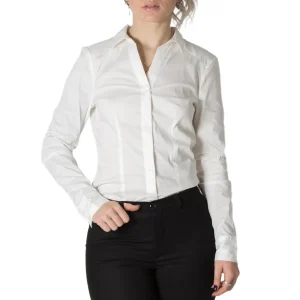 Camicia Body Donna Vero Moda Bianca Maniche Lunghe - Eleganza Classica