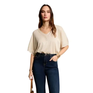 Morgan De Toi Maglia in filo maniche corte Donna 241-MCHRIS