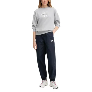 Calvin Klein Jeans Pantaloni Sportivi Donna Blu Tasche Anteriori Poliestere 100% Autunno Inverno LV047C627G