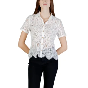 Morgan De Toi Camicia in pizzo maniche corte Donna 261-DLILA
