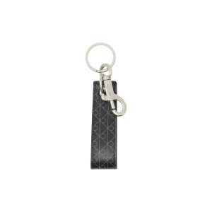 Calvin Klein Portachiavi EMBLEM AOP COATED KEY FOB Uomo LV04D1199G