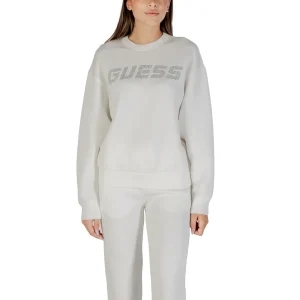 Guess Active Felpa Donna Bianca V4BQ15 K7UW2 - Viscosa 77%