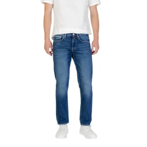Replay Jeans Uomo Blu Effetto Consumato in Cotone 100% con Zip e Bottone Tasche Anteriori e Posteriori Autunno/Inverno MA972.000.886 0C1