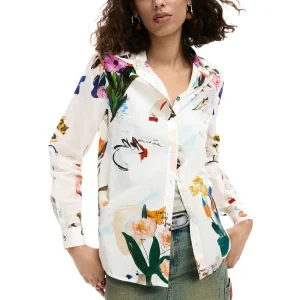 Desigual Camicia COLLAGE FIORI Donna 26SWCW21