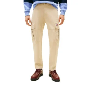 Tommy Hilfiger Jeans Pantaloni cargo Sonny affusolati in tela Uomo DM0DM22651