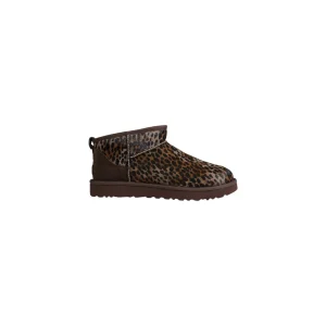 Ugg Stivali Donna Marroni con Fantasia Leopardata Stivaletti in Camoscio 100% Autunno/Inverno 1158328
