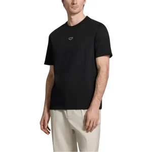 Antony Morato T-Shirt RELAXED FIT IN JERSEY DI COTONE CON LOGO GOMMATO Uomo Maniche Corte MMKS02612-FA100258
