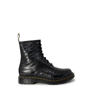 Dr. Martens Stivali Donna Neri con Lacci Punta Tonda Scarpe Basse in Pelle 50% Altre Fibre 50% Autunno/Inverno 27249029