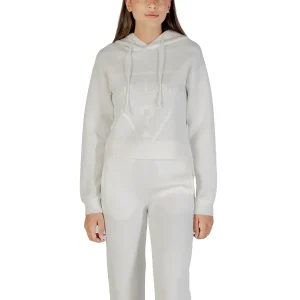 Guess Active Felpa Cappuccio Donna Beige V2YQ08 K7UW2 - Viscosa 77%