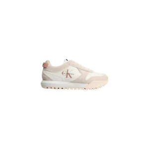 Calvin Klein Jeans Sneakers Donna Bianco Lacci Pelle 100% Primavera Estate YW0YW02052