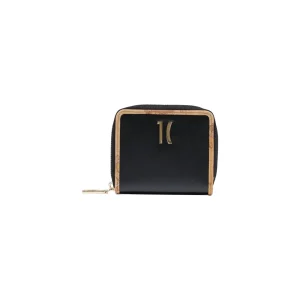 Alviero Martini Prima Classe Portafoglio Donna Nero con Cerniera Tasche Interne - Portafoglio Pelle 13x11x2cm
