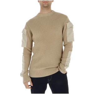 G-star Maglia Pullover Woven Mix Washed Knit Uomo D28573