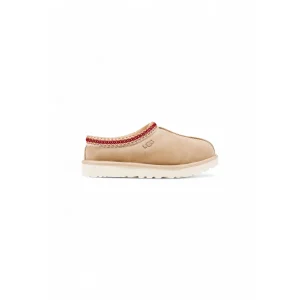 Ugg Ciabatte Donna Beige Pelle Tessuto Autunno Inverno 1174470