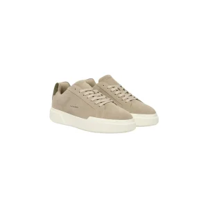 Calvin Klein Jeans Sneakers Uomo Beige Lacci Pelle 100% Primavera Estate YM0YM01453