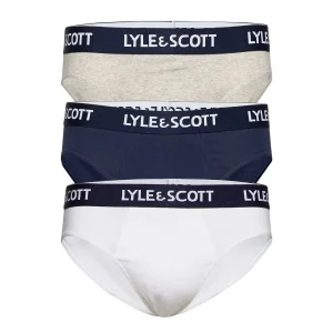 Lyle & Scott Slip Uomo Blu Cotone 95% Elastan 5% Tutte le Stagioni UWBC002