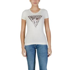 Guess T-Shirt LEO TRIANGLE TEE Donna Manica Corta W6RI32 J1314