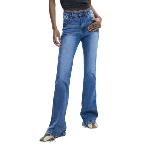 Desigual Jeans flare in misto cotone Donna 26SWDDX6