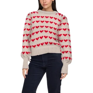 Jacqueline De Yong Pullover JDYSIGRID LIFE L/S ONECK PUFFDOT PUL KNT maniche lunghe Donna 15304813