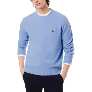 Lacoste Maglione girocollo in lana cardata Uomo AH2916-00